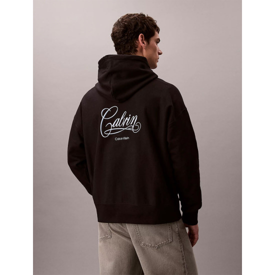 Calvin Klein Ανδρικό φούτερ Fleece Logo Graphic Hoodie
